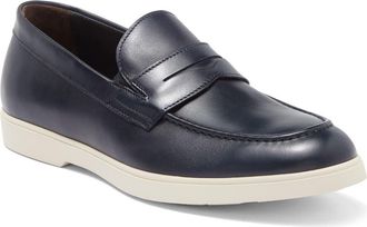 Bruno Magli Ezra Penny Loafer in Navy at Nordstrom Rack, Size 10.5