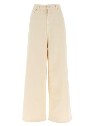 Nude ) Wide Leg Jeans