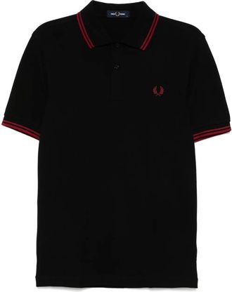 Fred Perry Polo con colletto a punta - Nero