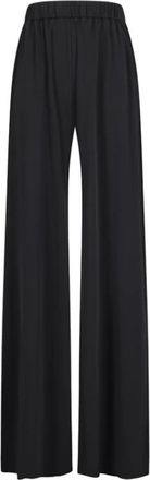Andamane Lena Wide Pants - Dames - Wijde Broeken - Zwart - L - Polyester - Broeken