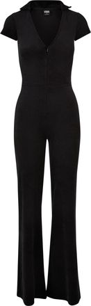 Urban Classics Dames/Dames Fluwelen Jumpsuit (Zwart)