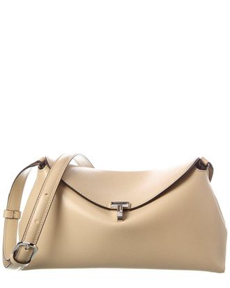 Toteme T-Lock Leather Shoulder Bag