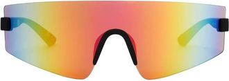 Body Glove Red Shield Unisex Sunglasses 10267782.CGR BLKRED