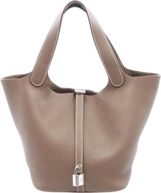 Herm&egrave;s Pre-owned Hermes Clemence Picotin Lock 22 Ladies O2R141XBSMGYYHVG