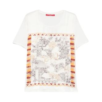 Marina Rinaldi T-Shirts, female, White, Size: S T-shirt