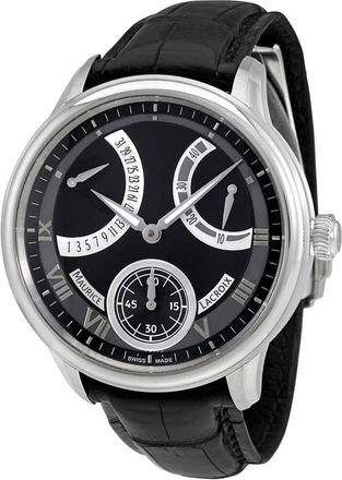 Maurice Lacroix MasterPiece Black Dial Mens Watch MP7268-SS001-310