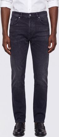 Dondup Jeans slim fit a vita media in denim di cotone modello cinque tasche