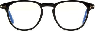 Tom Ford Square Full Rim Eyeglasses - Black