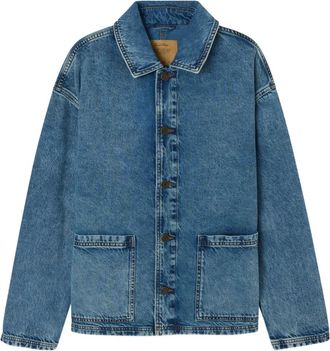 American Vintage Giacca denim Joybird con applicazione - Blu
