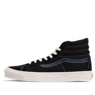 Vans SK8-HI LX Suede Canvas Black Dress Blue VN0A45JLVQP