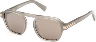 Ermenegildo Zegna Roviex Mirror Square Mens Sunglasses EZ0241 20L 51