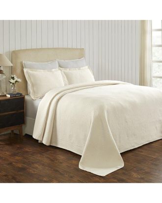 Superior Cascade Cotton Jacquard Matelasse Bedspread Set