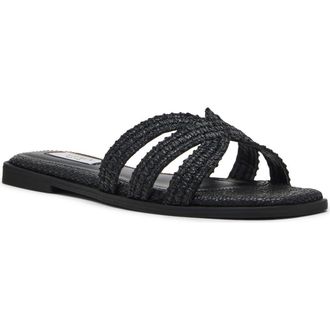 Steven New York Harpo Slide Sandal in Black at Nordstrom Rack, Size 8.5