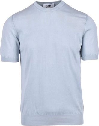 Alpha Studio Jersey de cuello redondo - Knitwear - Hombre - Azul - 2XL