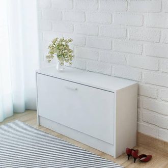 vidaXL Furniture Limited - Banco Zapatero Blanco 80x24x45 Cm