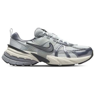 Nike Womens V2K Run - Running Shoes Platinum/Grey Size 10.0