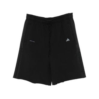 adidas Uniform Heavy Drop Shorts - Heren - Korte sportbroeken - Zwart - S - Katoen - Fitness