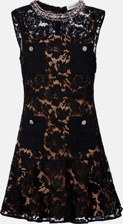 Self Portrait Embellished minidress