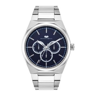 Rhodenwald & Söhne Mens Multifunctional Silver Stainless Steel Watch - One Size