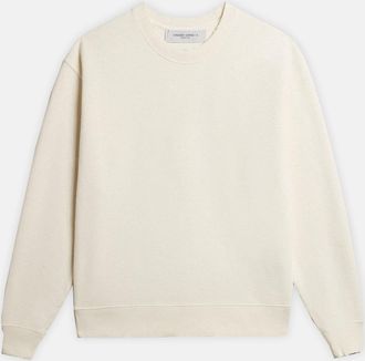 Golden Goose Felpa Boxi Con Patch Logo