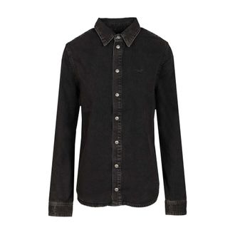 Diesel Dames, Blouses & Shirts, Zwart, Maat: M Katoen