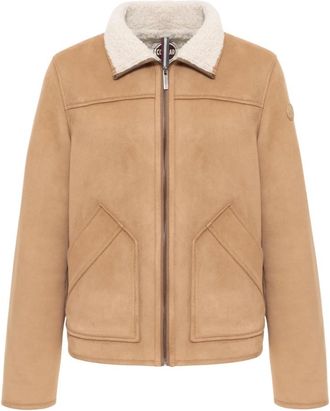 Colmar Fleecejack - Heren - Fleece jassen - Beige - M - Polyester - Fitness