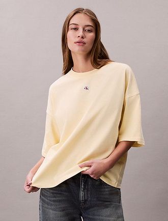 Calvin Klein Camiseta oversize con insignia