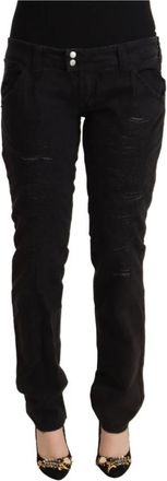 Cycle Dames, Jeans, Zwart, Maat: W31 Katoen