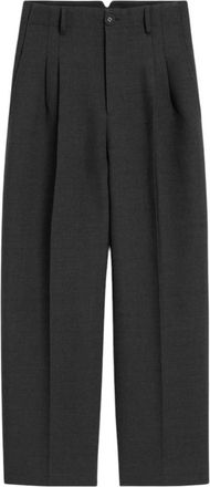 Ami Dark Grey High Rise Trousers