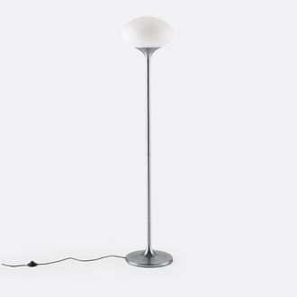 La Redoute Interieurs Vloerlamp van chroom en opaline metaal, Merisa