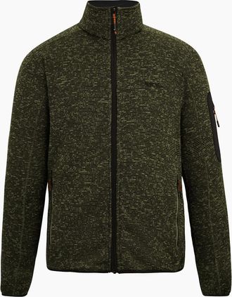 Regatta Mens Regatta Mens Newhill Marl Full Zip Fleece Jacket - Green - Size: 42/Regular
