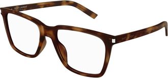 Saint Laurent Glasses, female, Brown, Size: 54 MM SL 717 Slim Eyeglasses