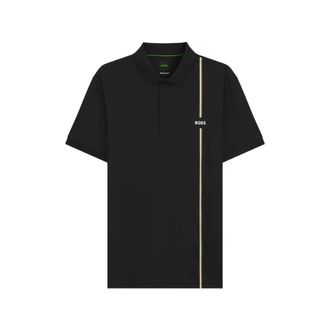 HUGO BOSS Active Quick-dry Polo Shirt With Signature Stripe