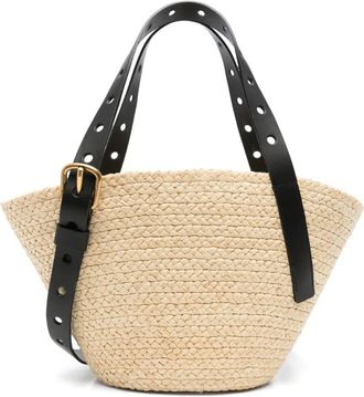 Loewe punched-holes tote bag - Neutrals