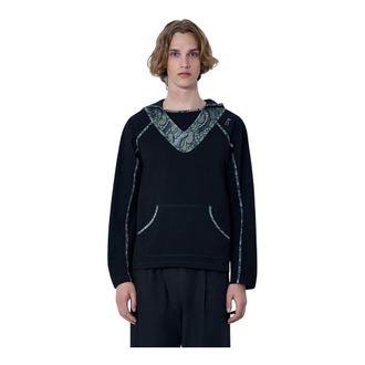 Kiko Kostadinov Hoodies, male, Black, Size: XL Gizi Hooded Top