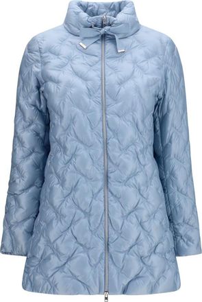 Herno Light Blue Turtle Neck Jacket