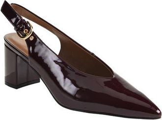 Chinese Laundry Menny Pointed Toe Slingback Pump in Berry at Nordstrom, Size 9