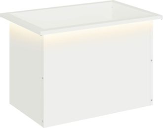 vidaXL Jardinera Para Jard&iacute;n Con Luces Led Blanco 40 X 60 X 40 Cm Vidaxl