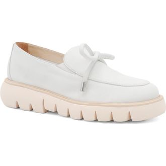 Amalfi By Rangoni Rana Lug Sole Loafer in Bianco Long Beach at Nordstrom, Size 6.5