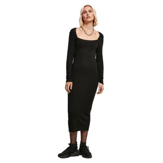 Urban Classics Dames/Dames Gebreide Lange Jurk (Zwart)