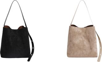 Generic Womens Faux Suede Large Shoulder Bag for Autumn Winter with Plenty of Storage for School, Work and Travel