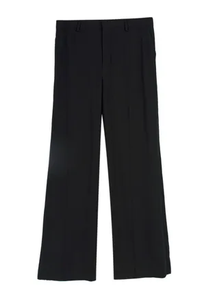 Petar Petrov Black Classic Wide Leg Trousers Size S