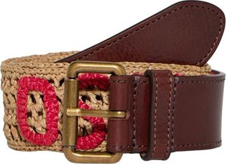 Dsquared2 Multicolor Knitted Logo Belt