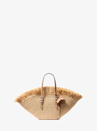 Michael Kors Isa Small Hand-Crocheted Tote Bag
