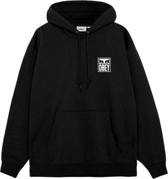 Obey Eyes Icon Hoodie - Heren - Hoodies - Zwart - XL - Katoen - Hoodies & sweatvesten