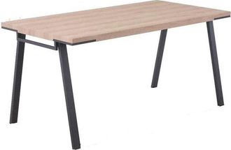 Romo Mesa De Cocina, Mesa De Comedor Marr&oacute;n Rectangular Para El Hogar 160x90x76 Cm, Grazalema