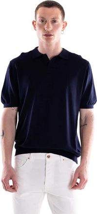 People of Shibuya Nosaka Polo - Heren - Polos - Blauw - L - Katoen - Tops