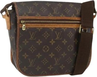 Louis Vuitton Pre-owned Cross Body Bags, female, Brown, Size: ONE SIZE Pre-owned Canvas Cross Body Bag