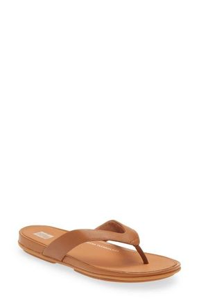 FitFlop Gracie Flip Flop in Light Tan at Nordstrom, Size 11
