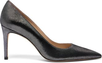 Stuart Weitzman Stuart Power 85 - Dames - Pumps - Grijs - 38 EU - Leer - Schoenen